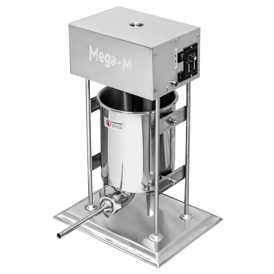 Mega-M insaccatrice elettrica 10L 200W inox 4 imbuti