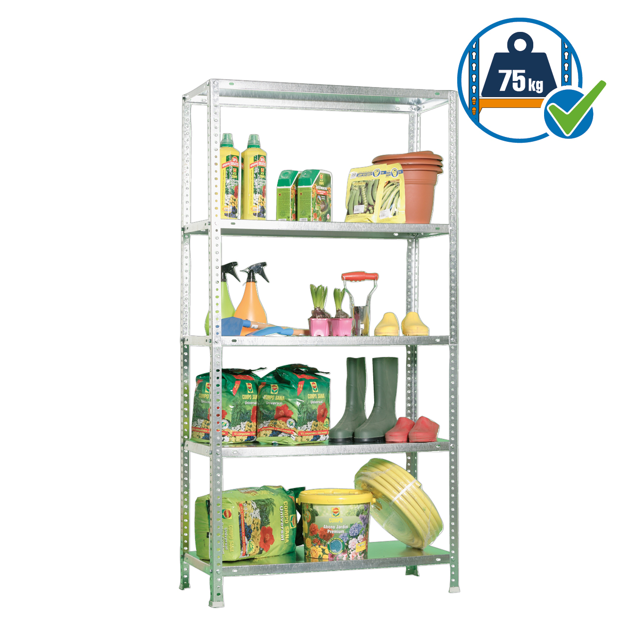 Simonrack SimonClassic Advantage 5 scaffale 5 ripiani 75 kg
