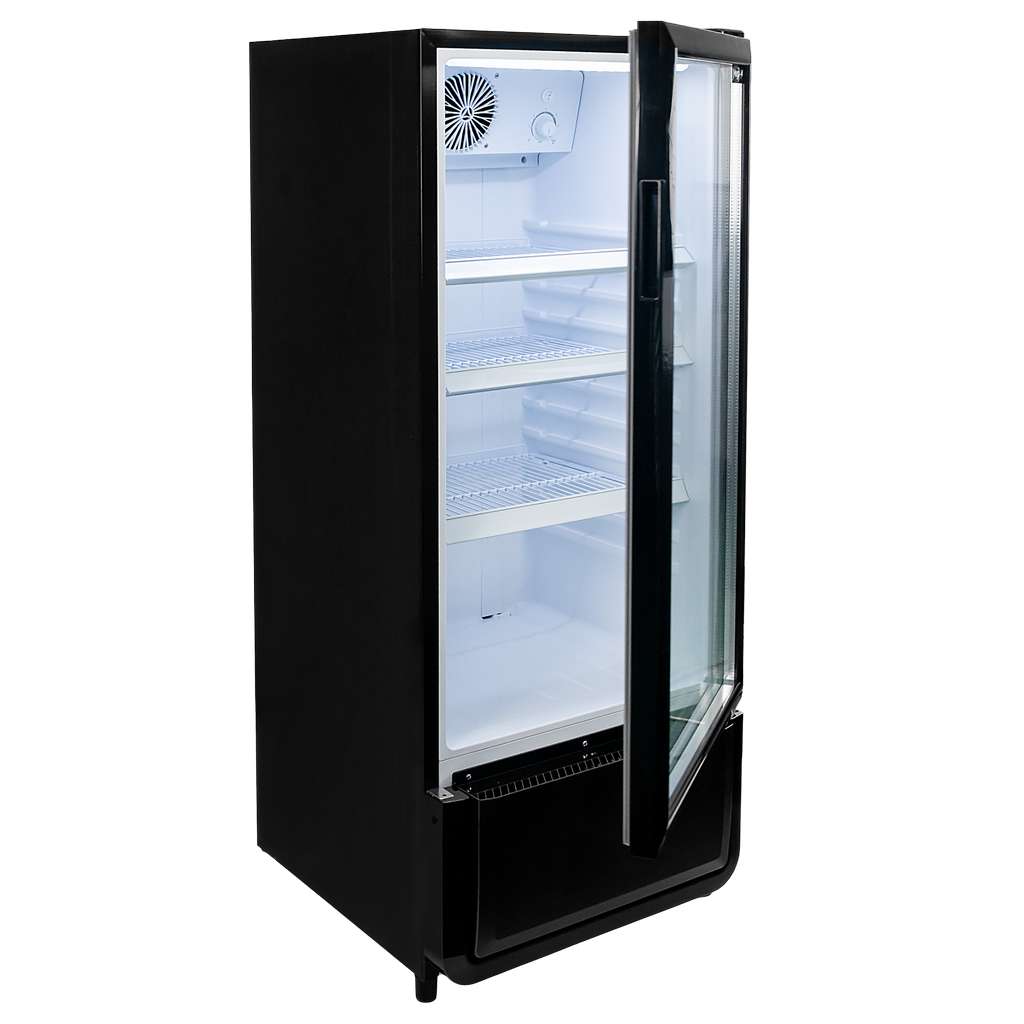 Mega-M Diego i54 frigo vetrina 1 porta 200L LED nero
