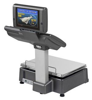 Dibal S-545DB bilancia etichettatrice 15kg con display