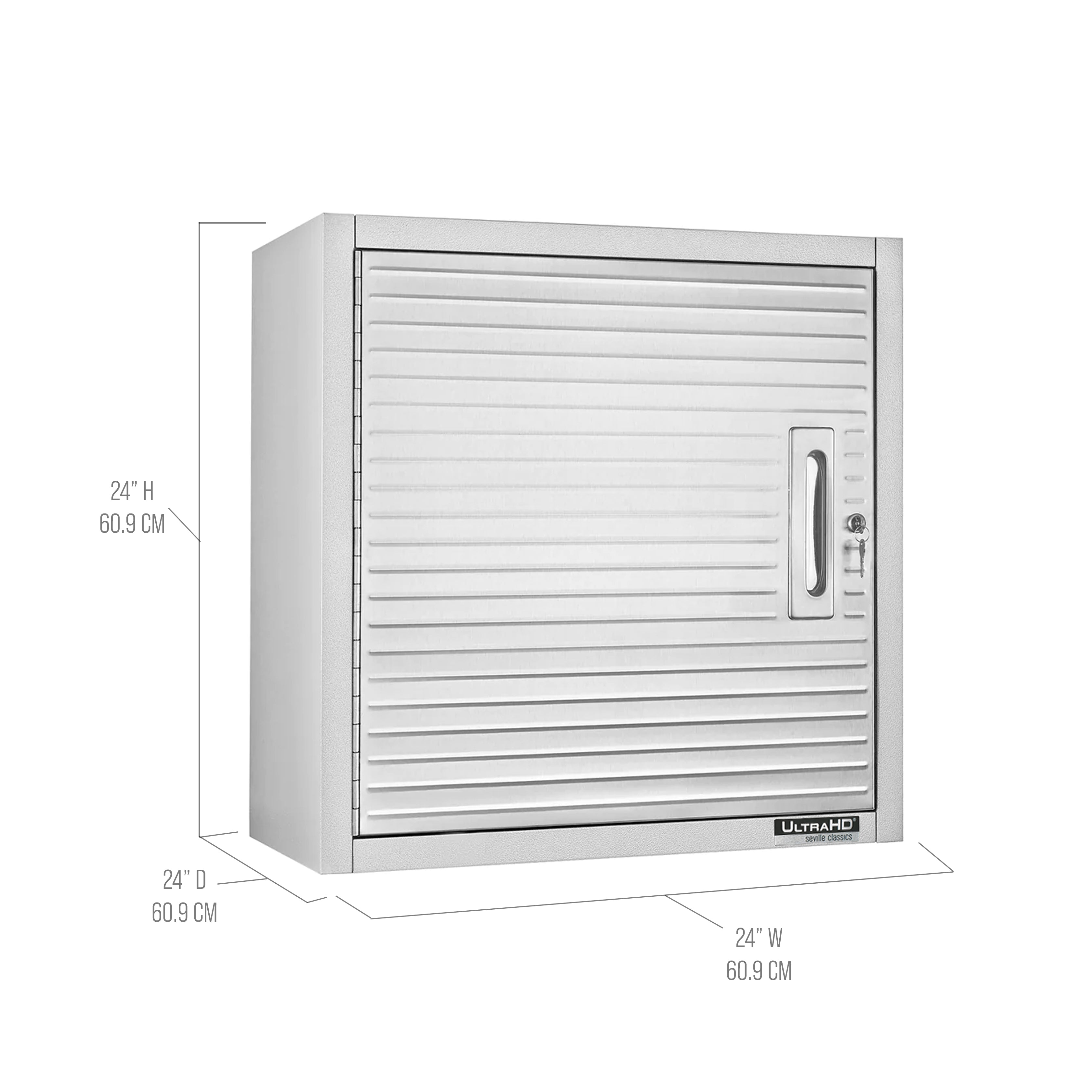 Seville Classics UltraHD pensile acciaio 61x30x61 cm granito