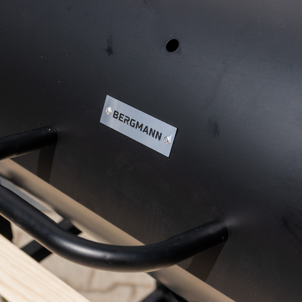 Bergmann Barbecue a Carbone a Botte con 2 Ripiani