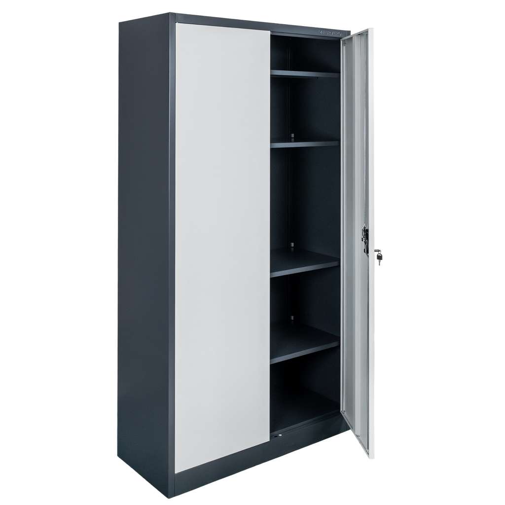FURVERO W-101 G/S Armadio Ufficio 90x40x185 Grafite