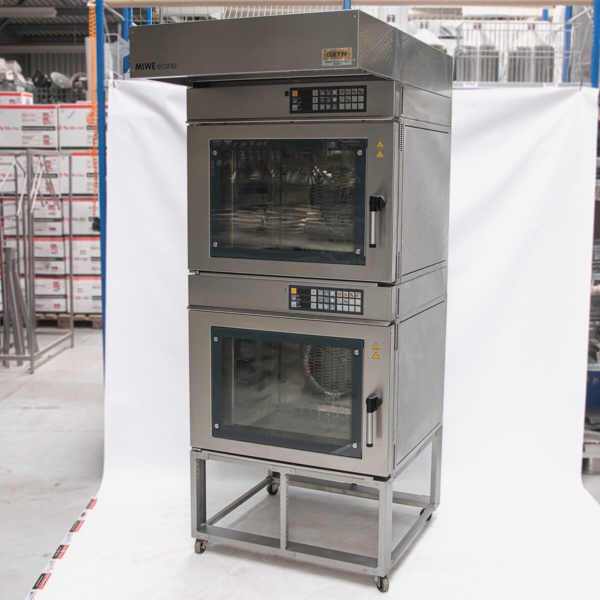 Miwe Econo 6.0604 forno vapore 2 camere con cappa