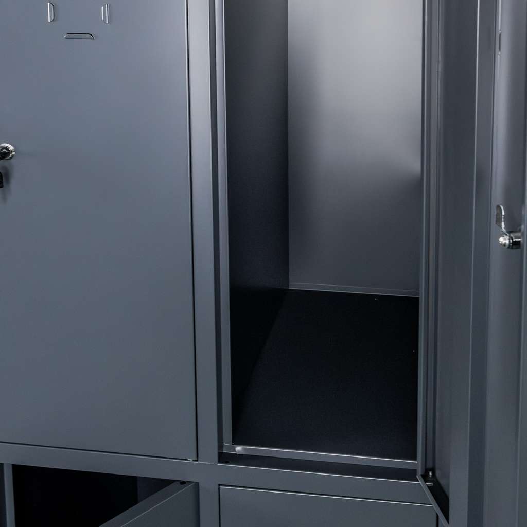 Mega-M Armadietto Spogliatoio Metallo 6 Ante 90x50x180 cm