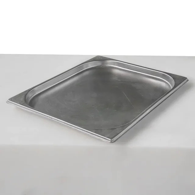 Vaschetta GN 2/3 contenitore inox 35,3x32,5x2 cm