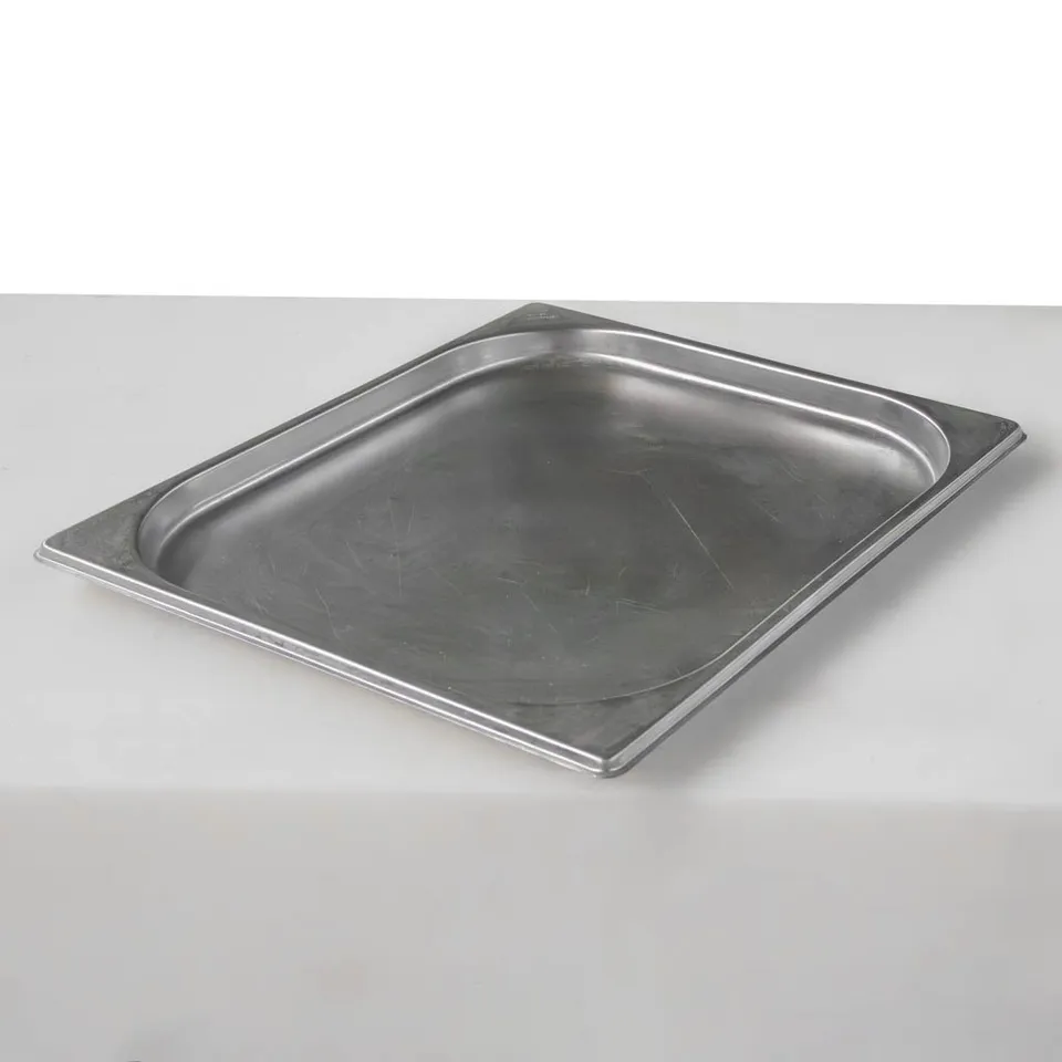 Vaschetta GN 2/3 contenitore inox 35,3x32,5x2 cm