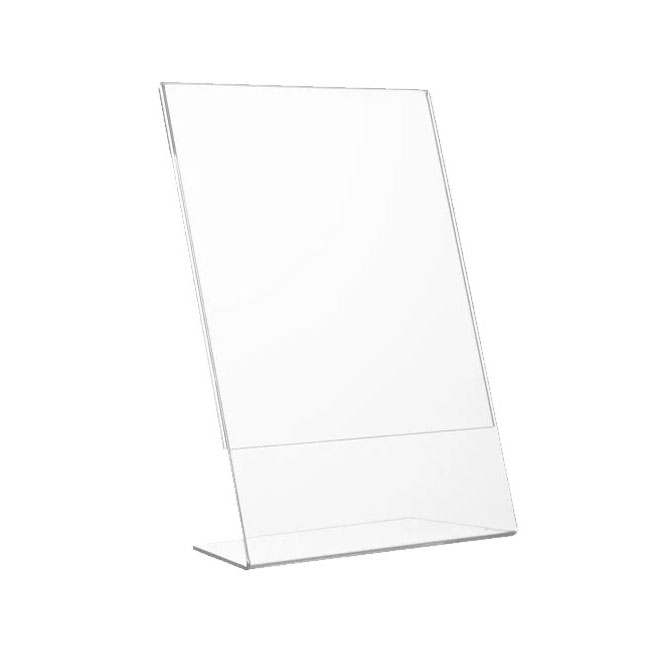 Agosistem Porta Cartello da Banco in plexiglass