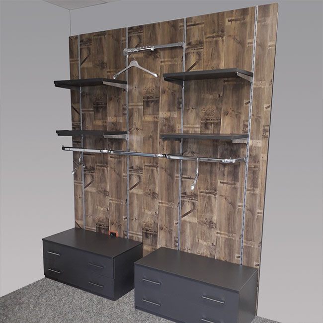 Agosistem Sistema 58 Kit 01 parete attrezzata L 70 cm legno