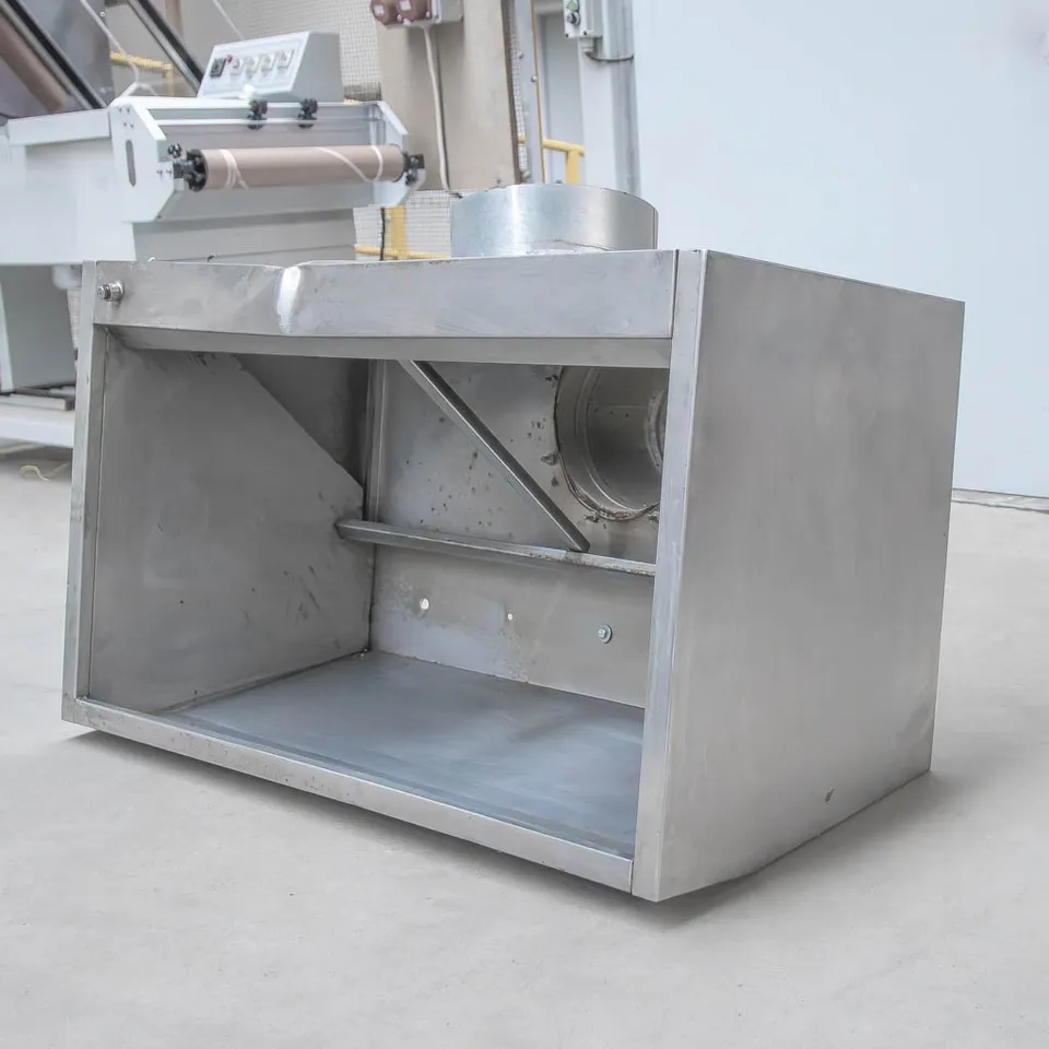 Cappa Trapezoidale 100x60x50 cm in Acciaio Inox