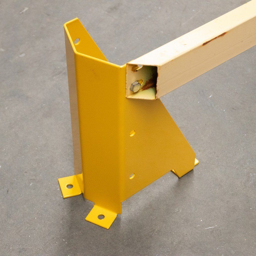 Paracolpo frontale scaffale portapallet 110 cm acciaio giallo