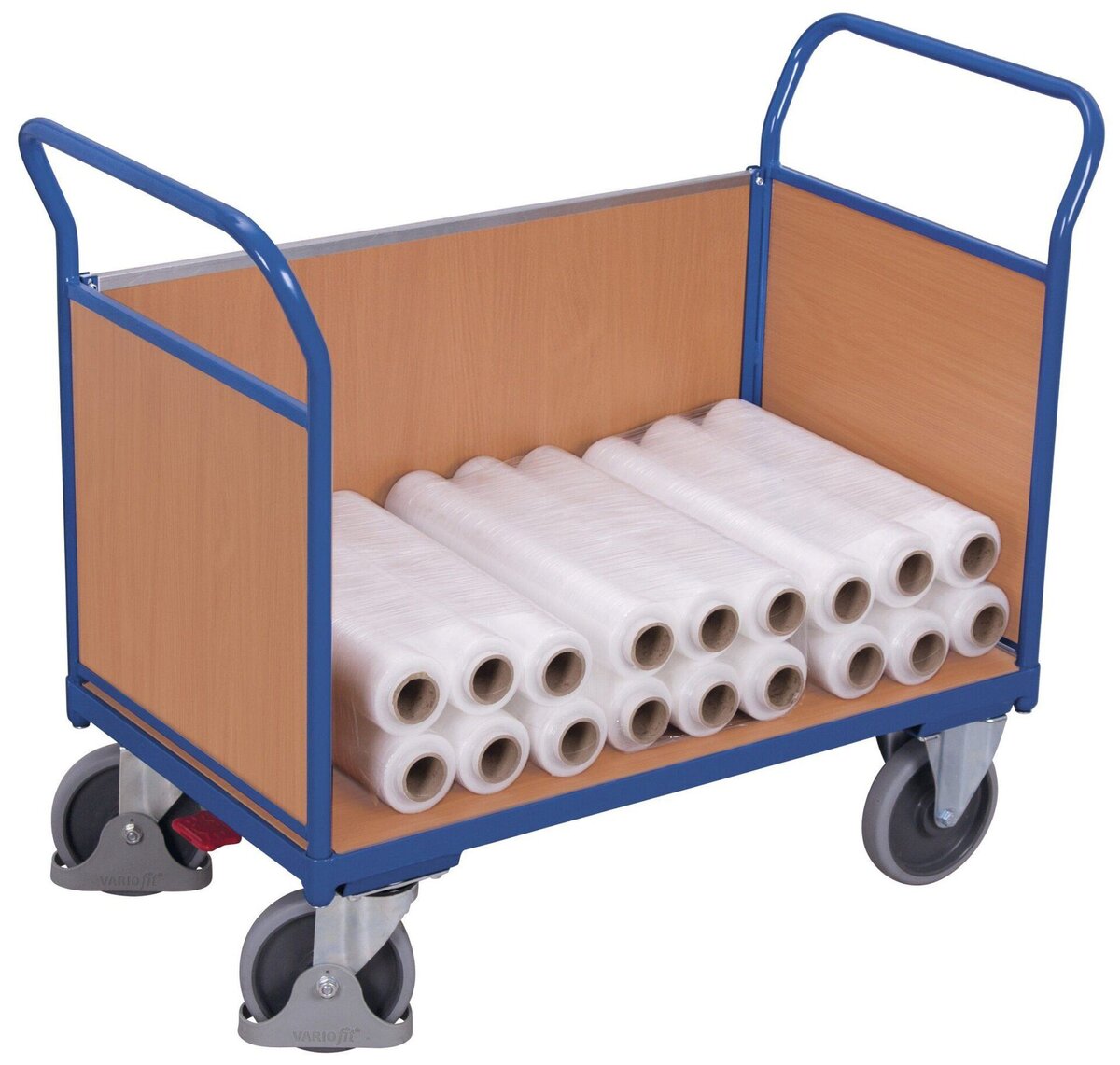 Variofit VF 700302 carrello pianale 3 sponde 500 kg
