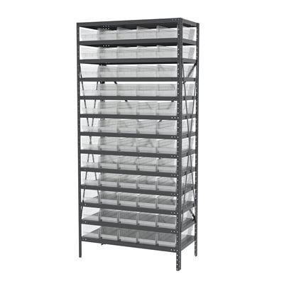 Akro-Mils AS1879138 scaffale metallo 13 ripiani 60 box