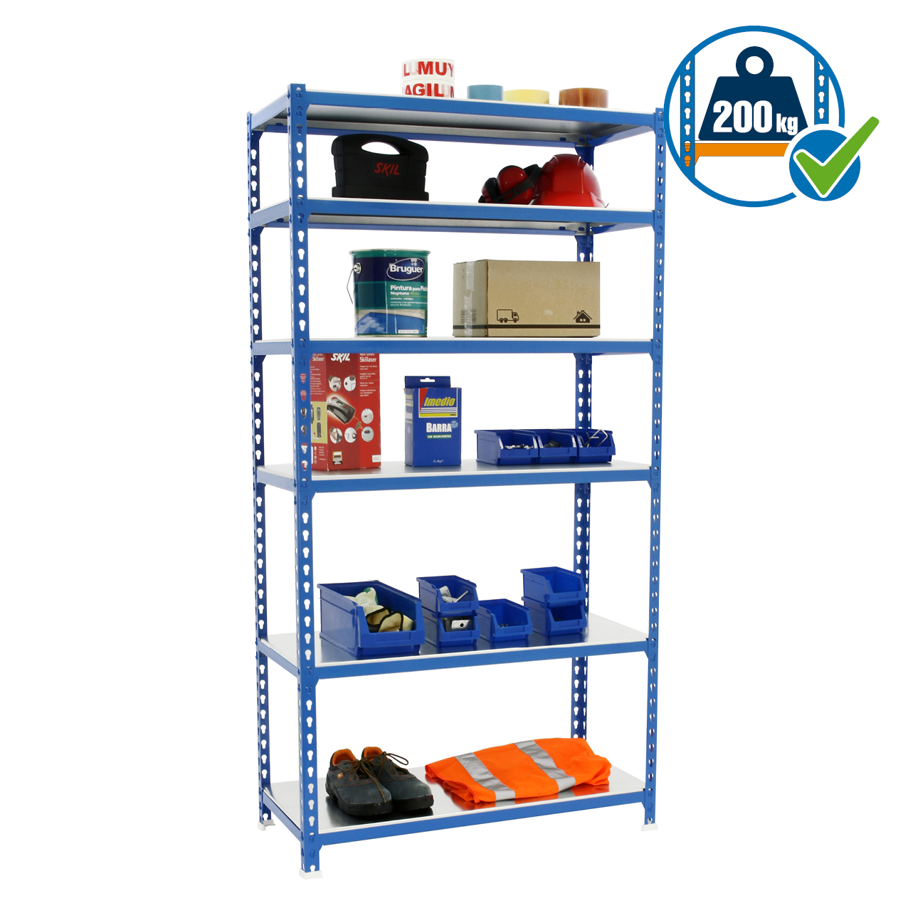 Simonrack SimonClick Super Mega 6 scaffale 6 ripiani