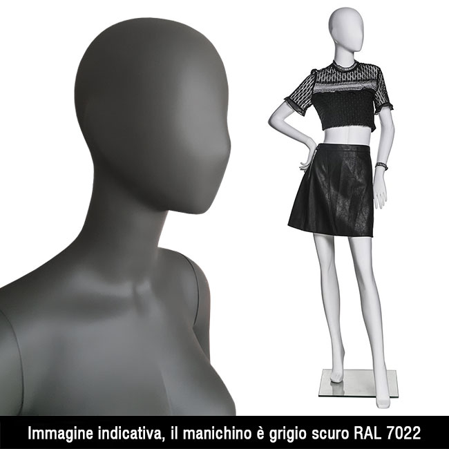 Agosistem Sophie 01 manichino donna grigio scuro