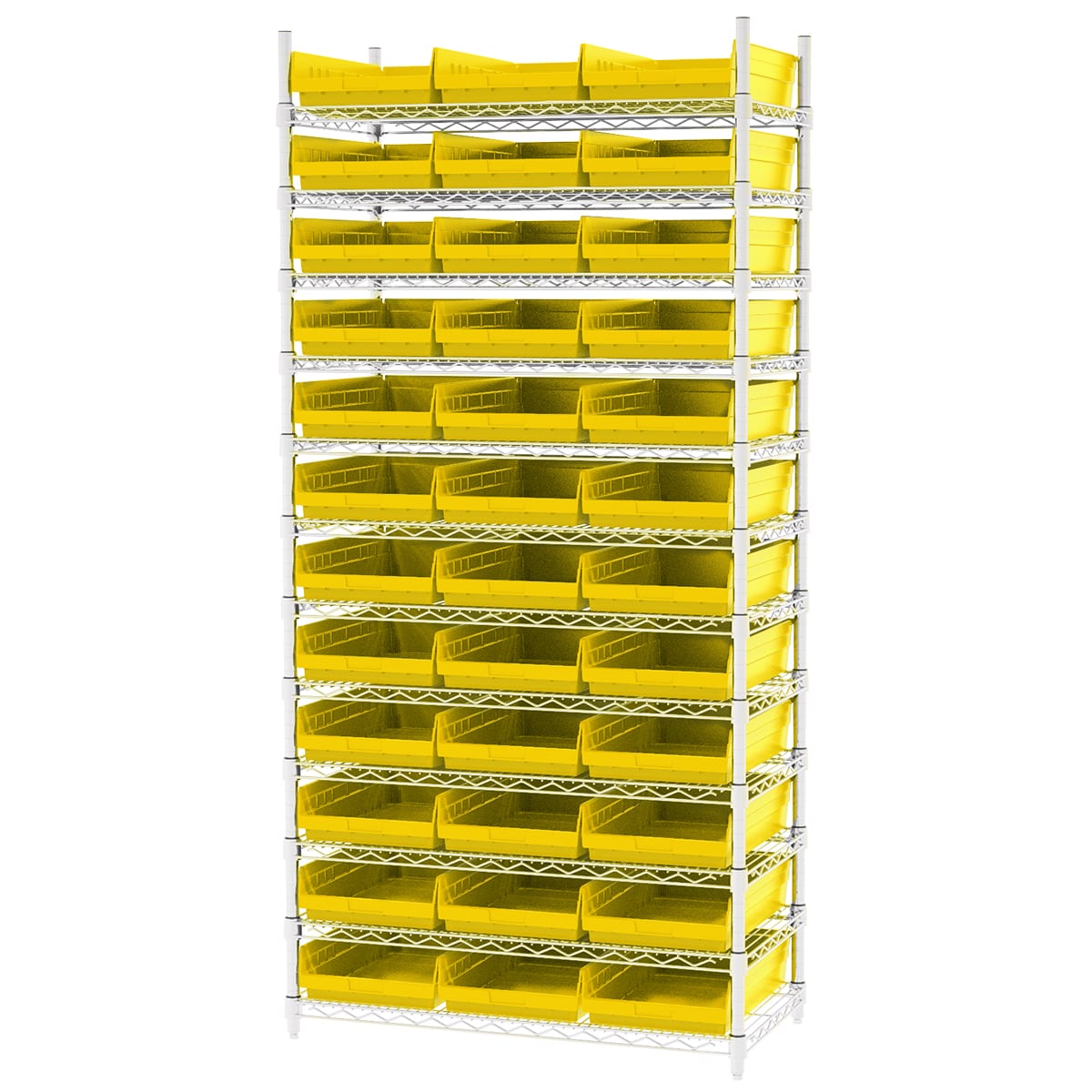 Akro-Mils AWS183630178 scaffale filo con 36 bin
