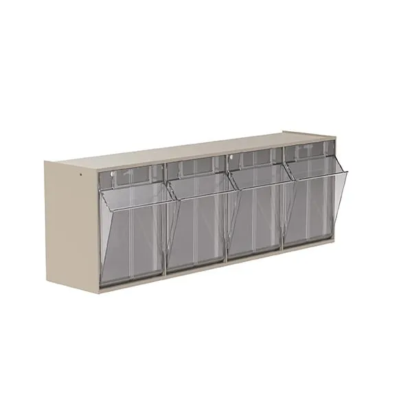 Akro-Mils TiltView 06704 contenitore basculante 4 scomparti