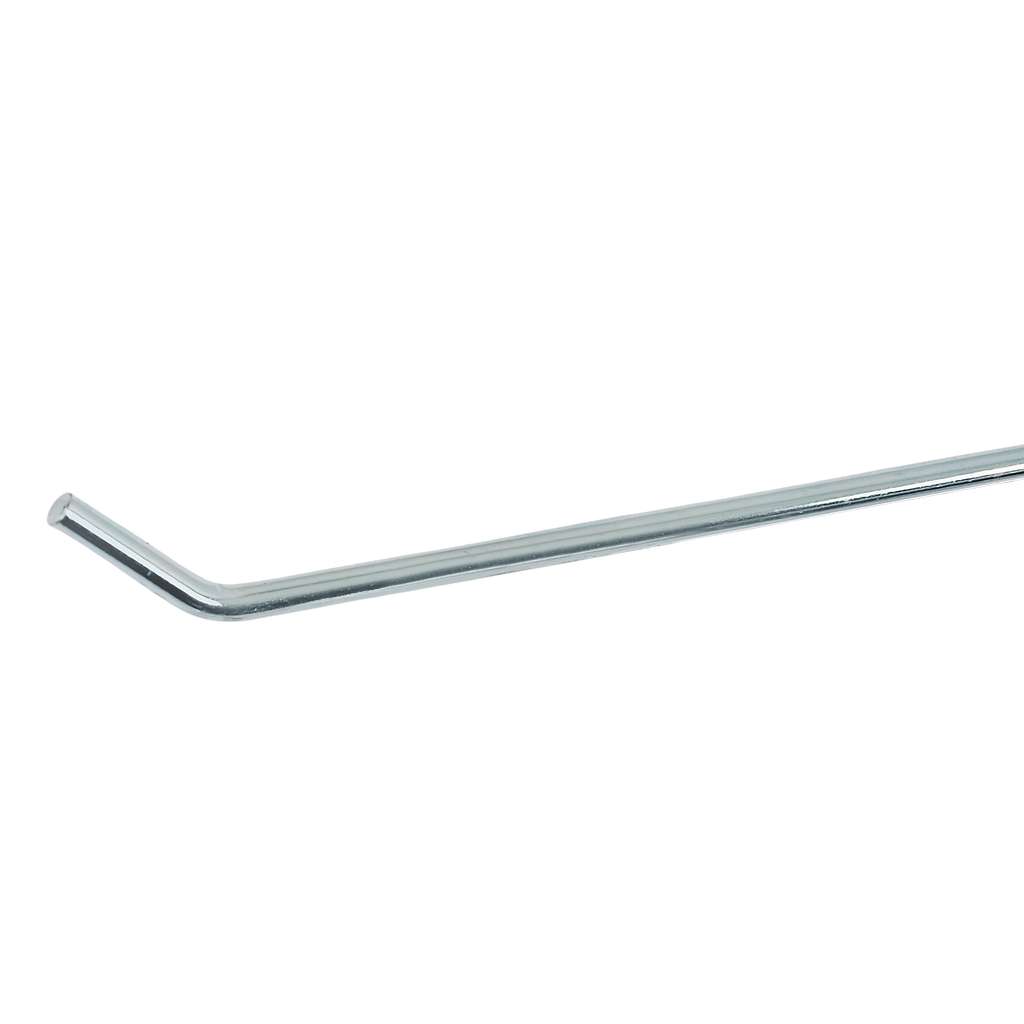 Mega-M gancio espositore singolo 25 cm zincato per pannello Euro
