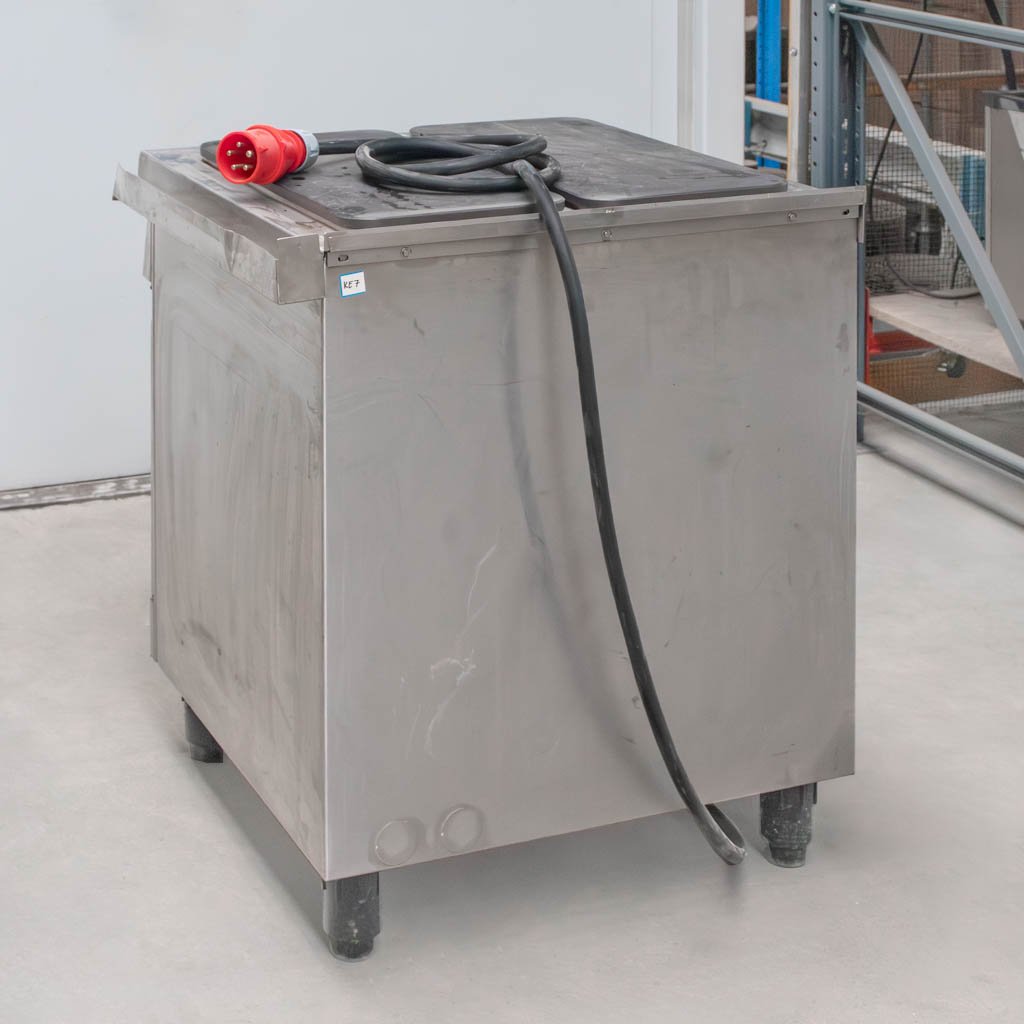 Ascobloc 75x70x85 cm cucina elettrica 2 piastre con armadio