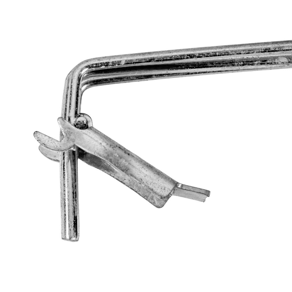 Mega-M Gancio Triplo Euro 30 cm con Portaprezzo clips