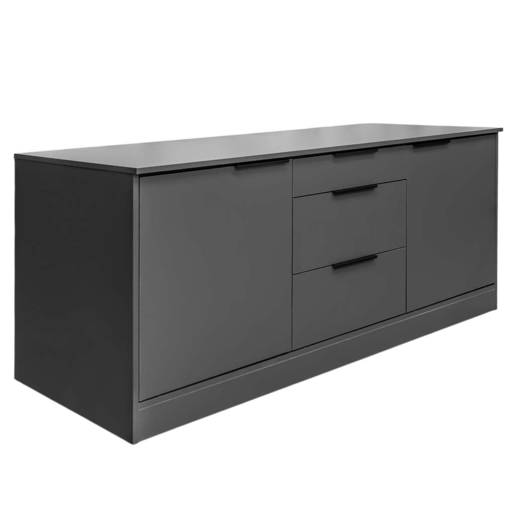 Mega-M Mobile Portamacchina Caffè 184 cm Antracite Ruote