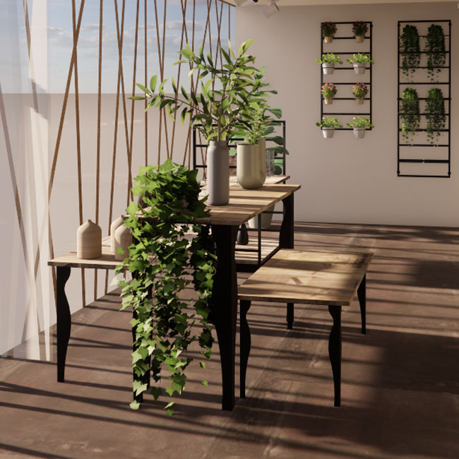 Agosistem Shabby Big Banco 140x65x92 cm