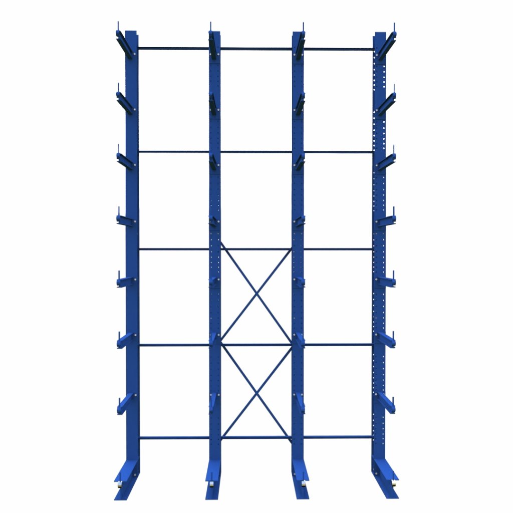 Stow scaffale cantilever monofronte H 750 cm 4 campate