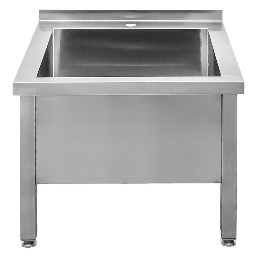 Mega-M Vasca Lavello Acciaio Inox 60x60x50 cm 1 Vasca