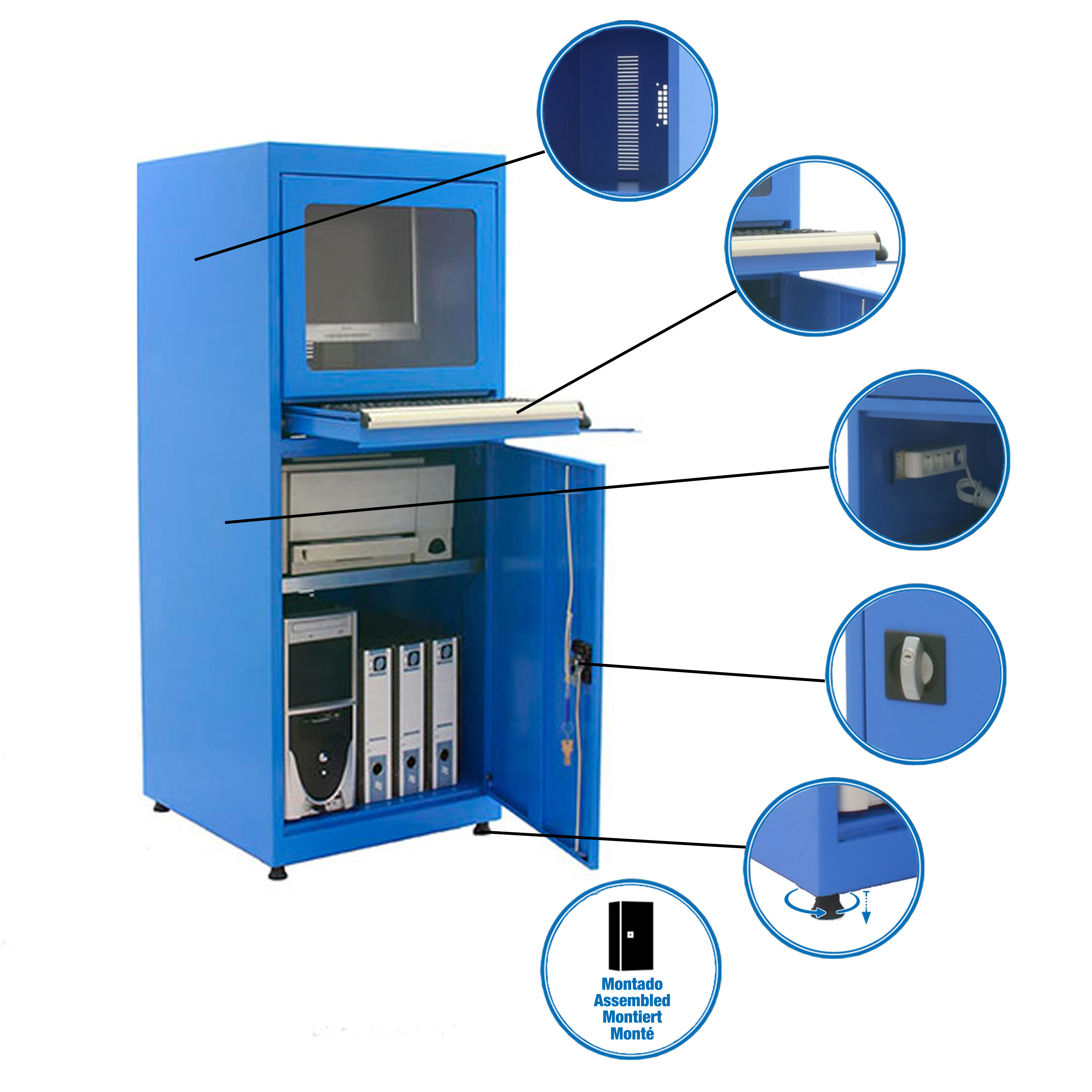 Simonrack SimonLocker armadietto per computer metallo