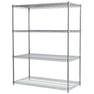 Akro-Mils AWS63 scaffale filo cromato 160 cm