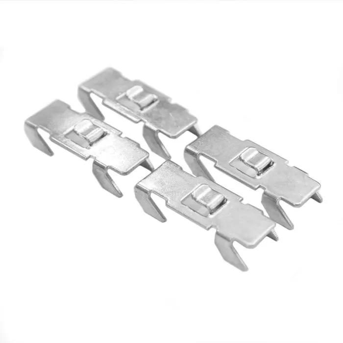 Seville Classics UltraHD ganci scaffale set 4 pezzi acciaio zincato