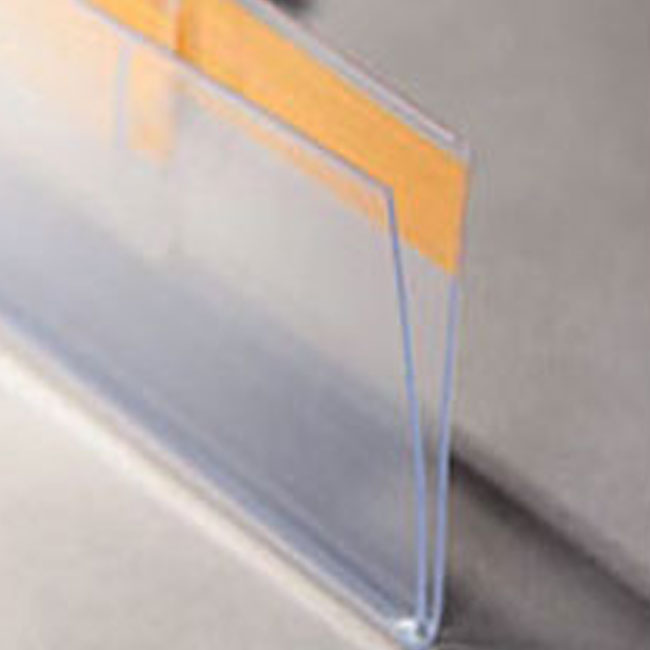 Agosistem portaprezzi adesivo 120 cm per piano