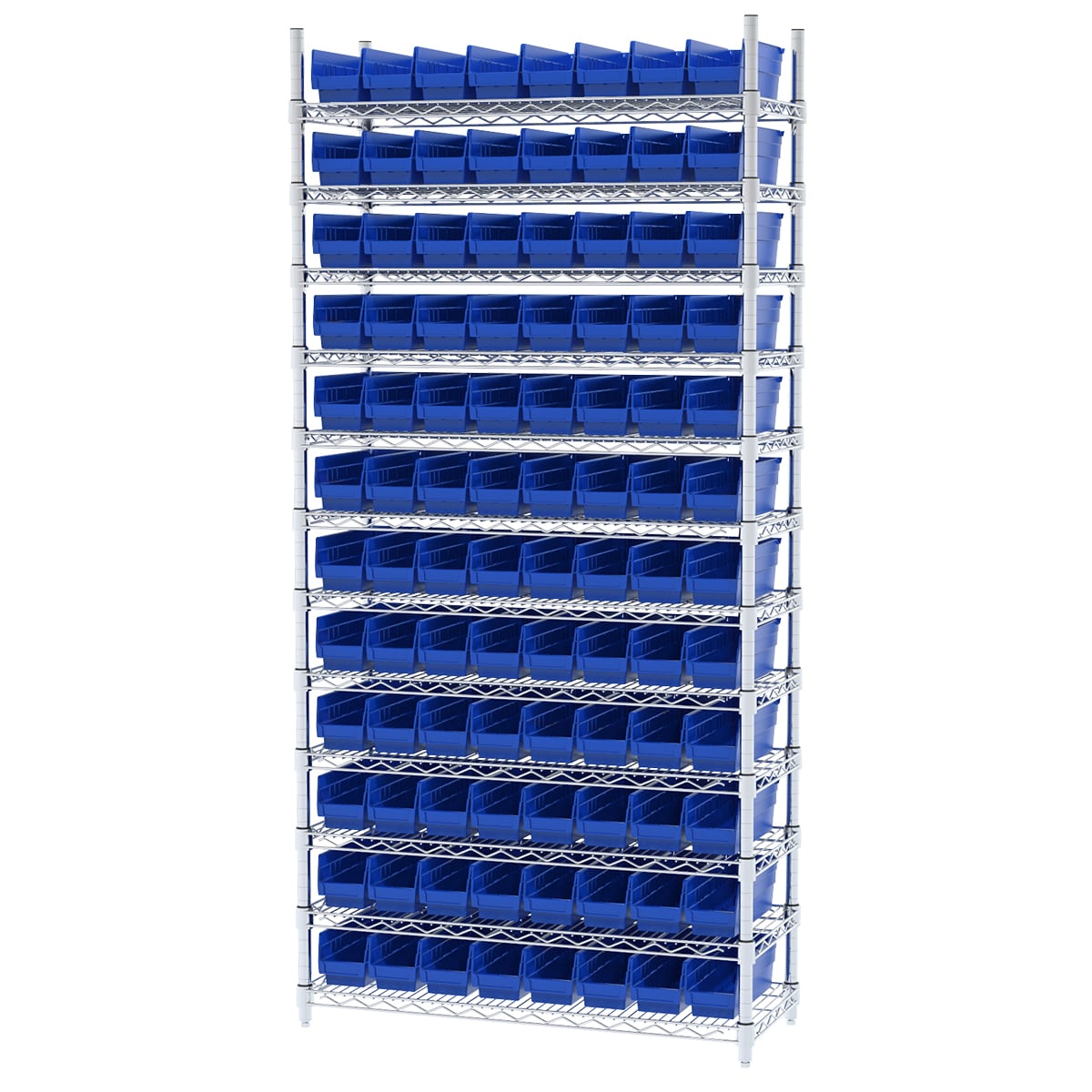 Akro-Mils AWS143630120 scaffale filo 91 cm con 96 box