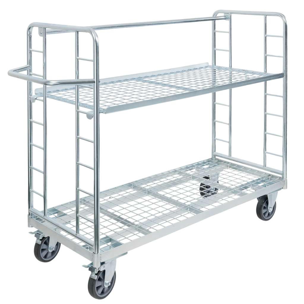 FORKBERG VECTO Carrello a Piani 151x61x122 cm 250 kg Zincato