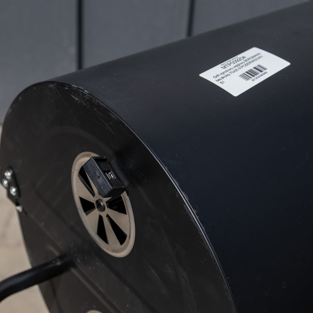 Bergmann Barbecue a Carbone a Botte con 2 Ripiani