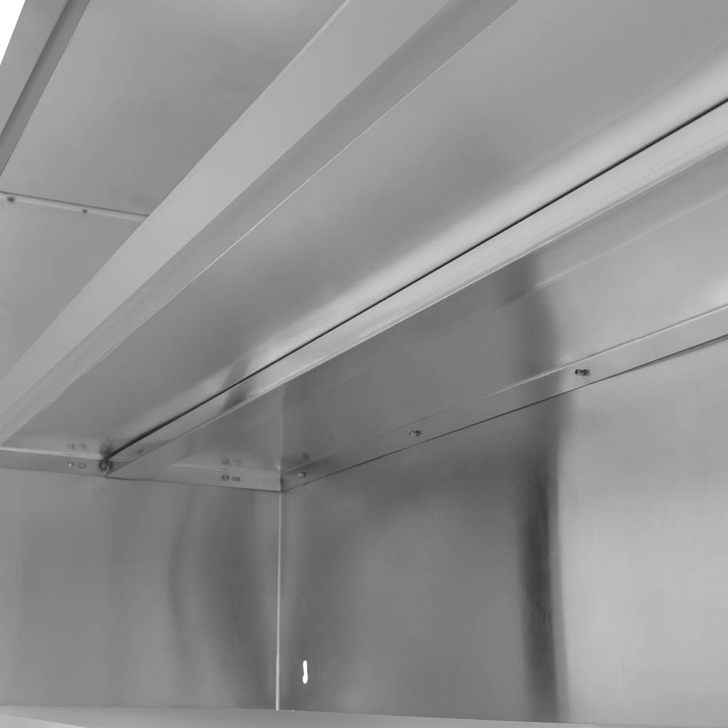 Mega-M Pensile Inox Aperto Saldato Cucina 150x40x60