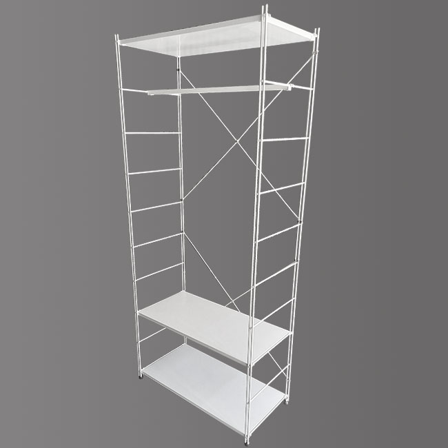 Agosistem Platone Kit 10 Stender Bianco 83x41x190 cm