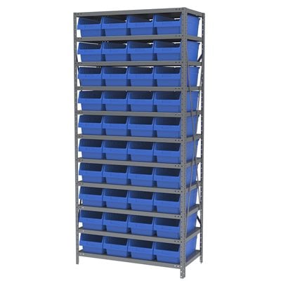 Akro-Mils AS1879088 Scaffalatura 11 Ripiani con 40 Box