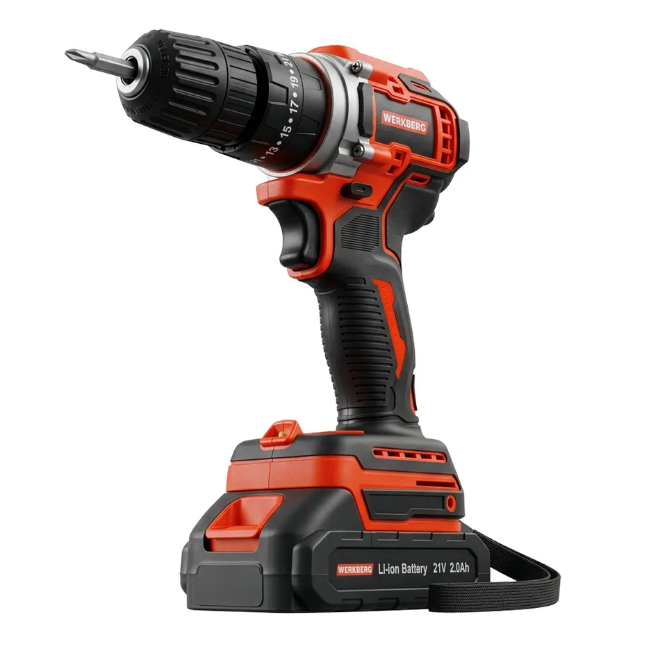 Werkberg WKRKQ101 Avvitatore Batteria 2x2.0Ah