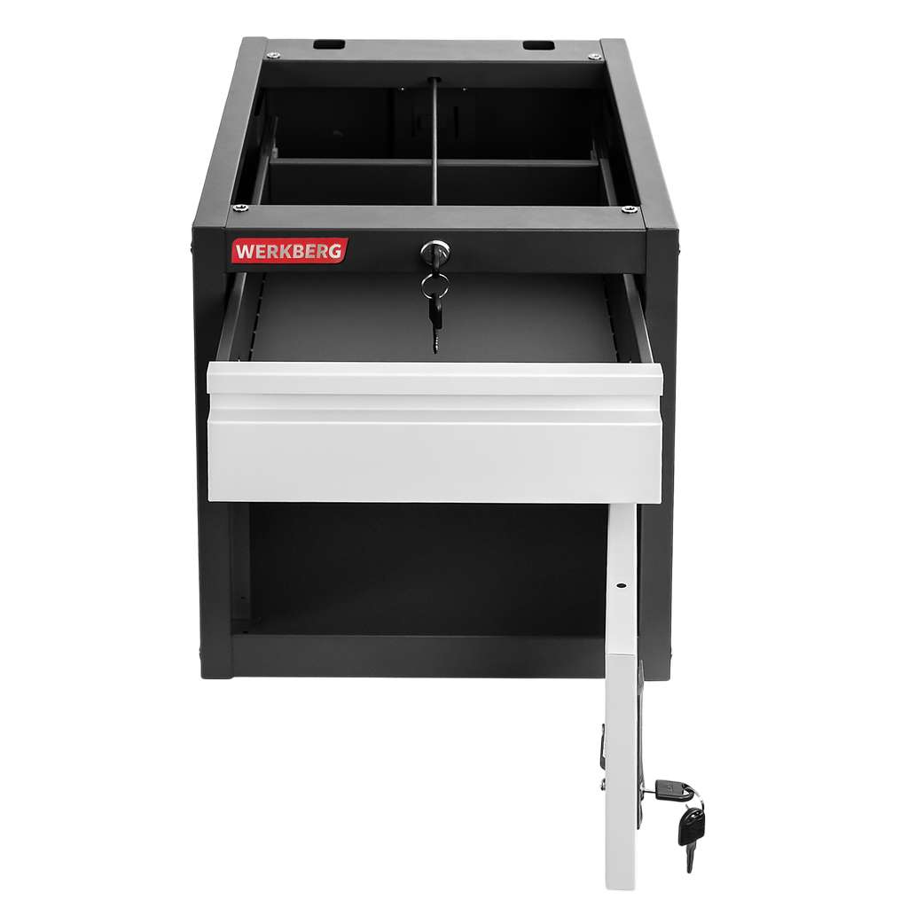 Werkberg mobiletto banco officina 37x48,5x41,5 cm grafite