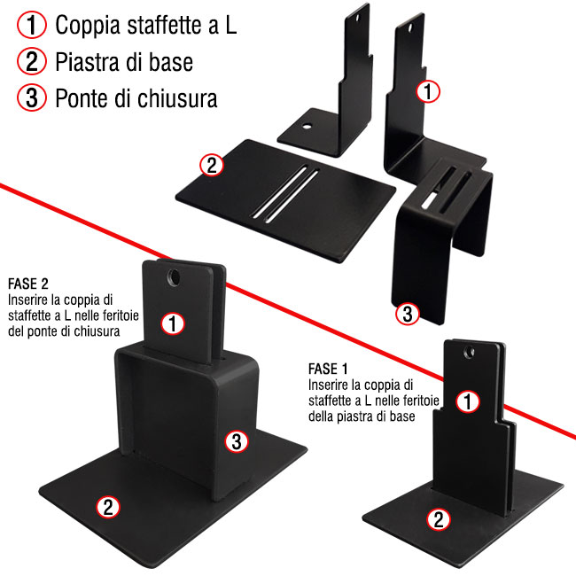Agosistem portacartello da banco A6 plexi con piedino metallo