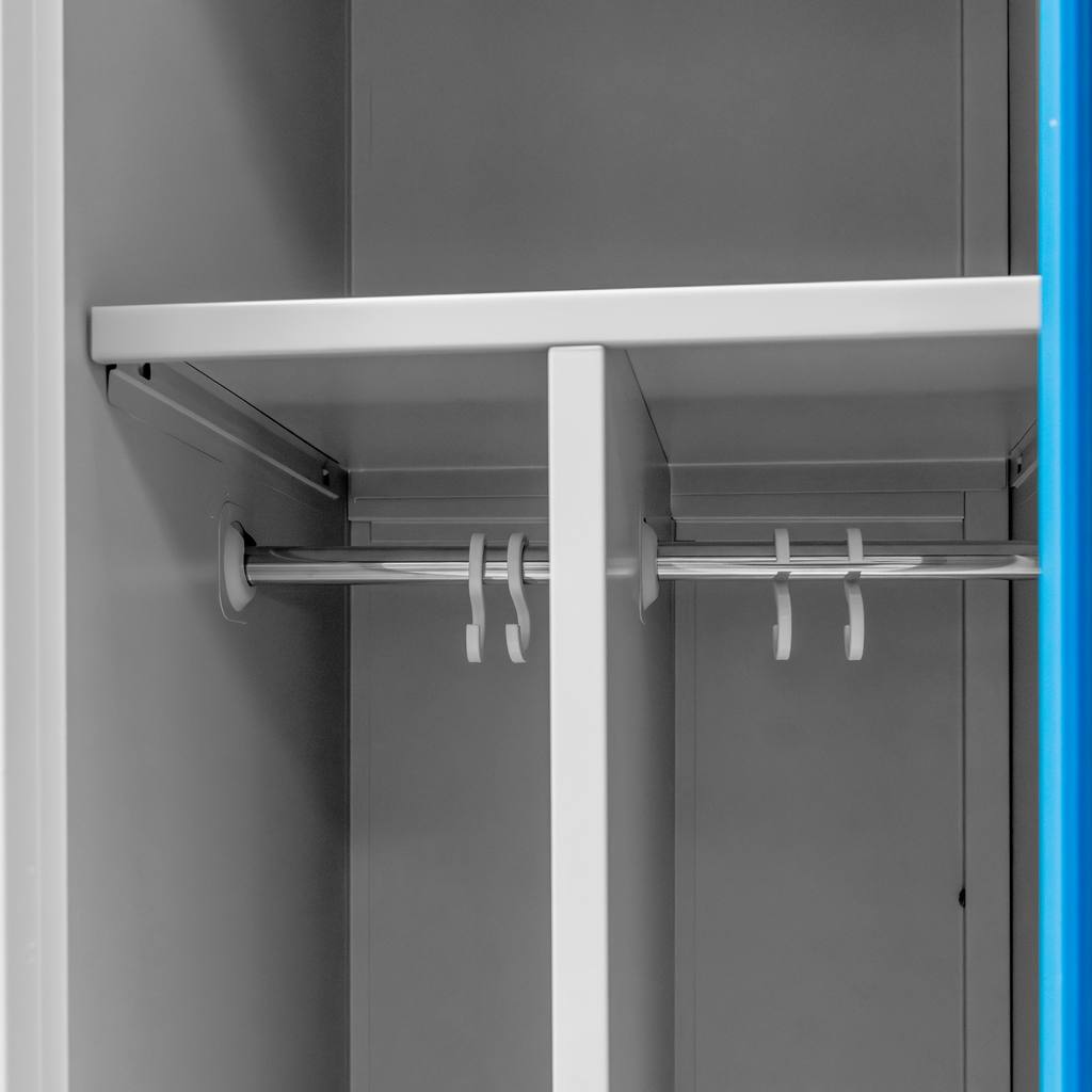 Mega-M S-80 armadio spogliatoio divisorio grigio-blu