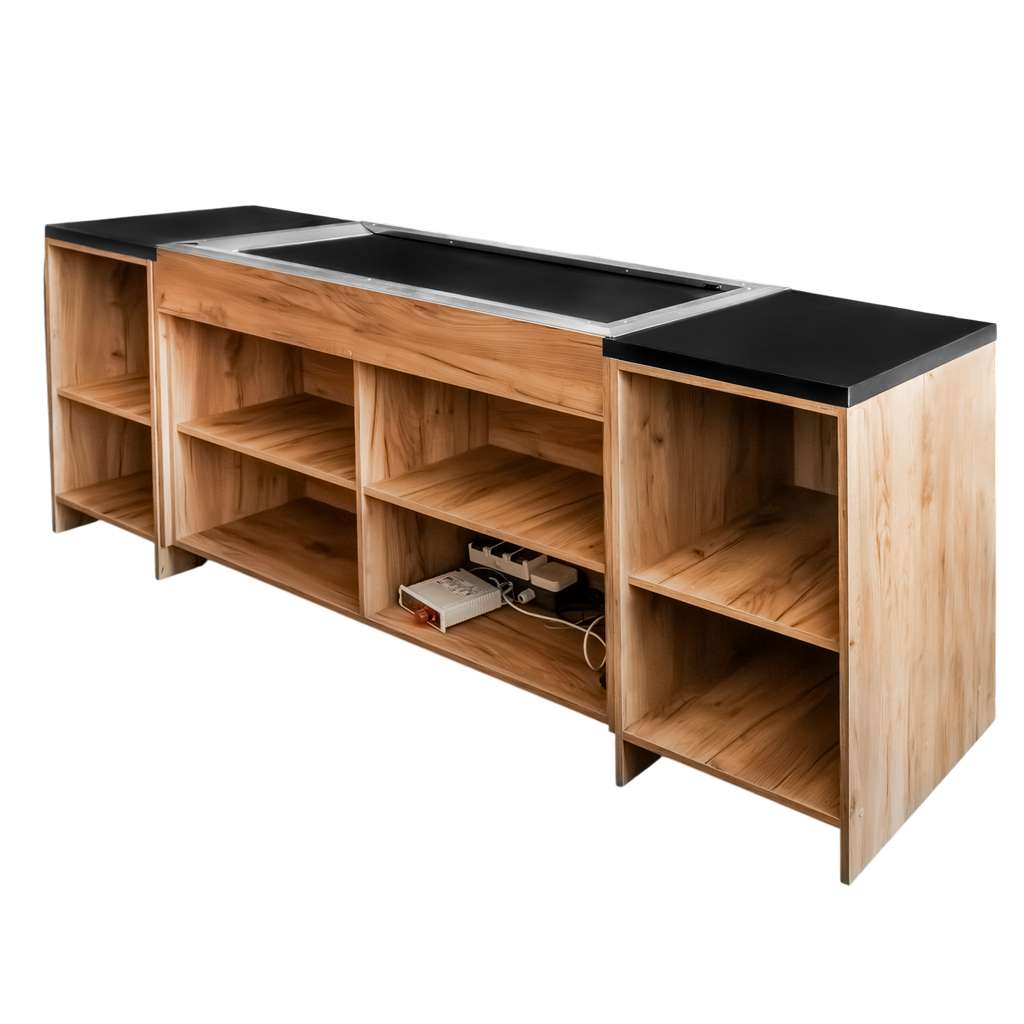 Mega-M banco cassa nastro automatico 250 cm rovere kraft