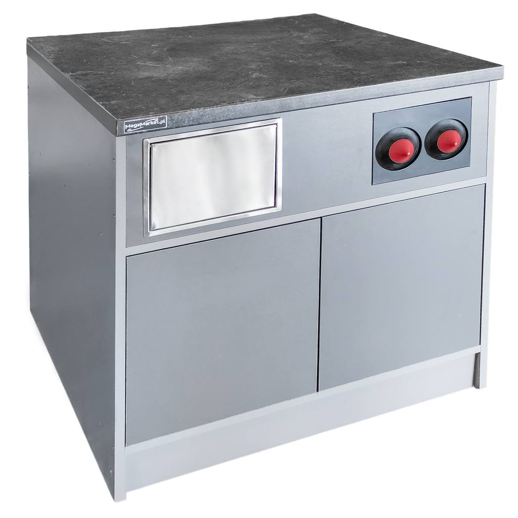 Mega-M mobile macchina caffè grigio 80,5x76x86 cm 2 vani