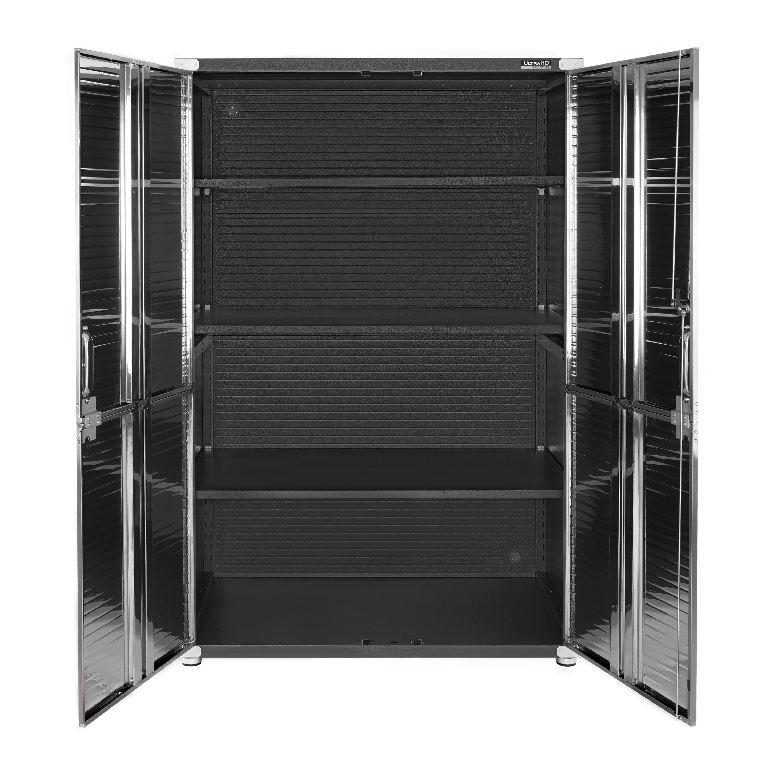 Seville Classics UltraHD Armadio Metallo 2 Pezzi Granite