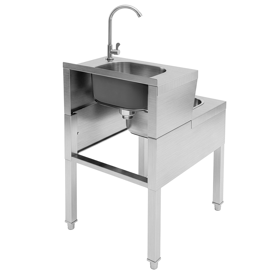 Mega-M X 50x61x84 Lavello Colonna Acciaio
