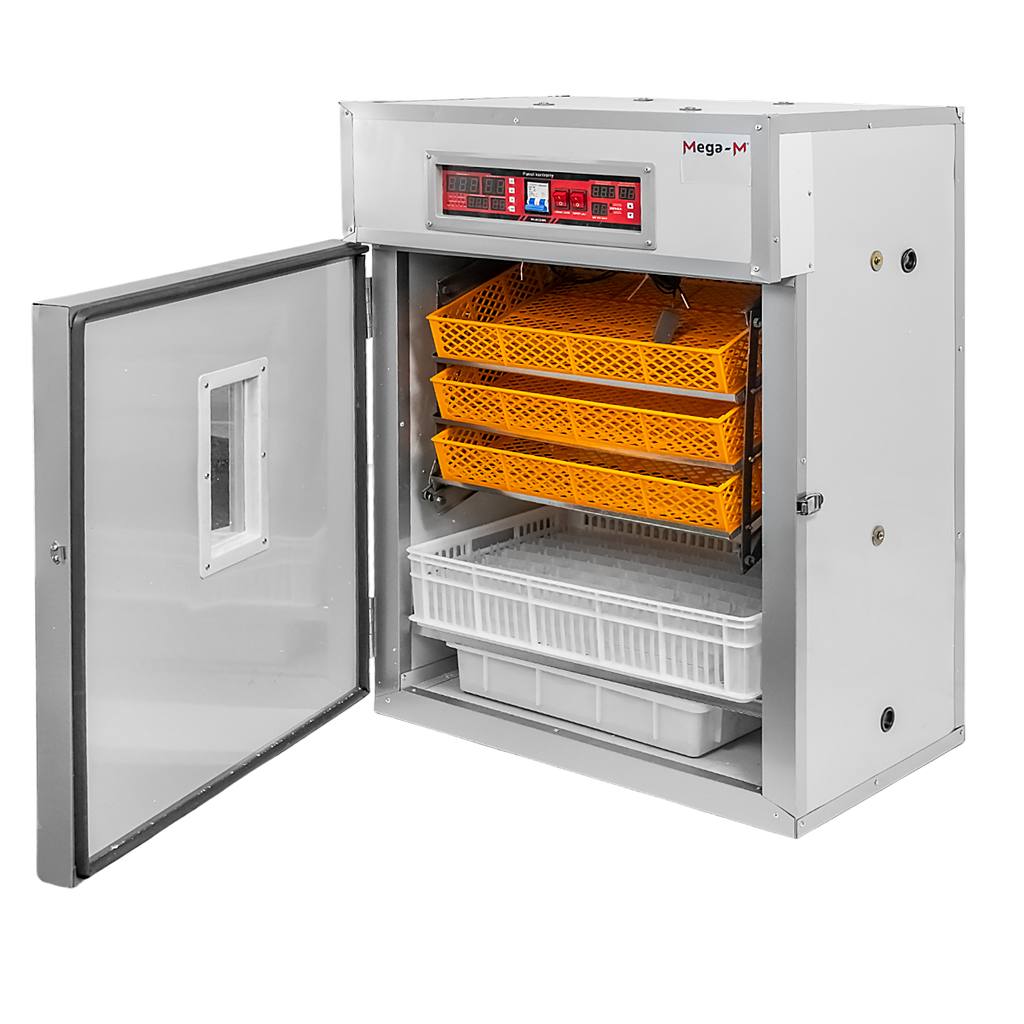 Mega-M incubatrice automatica 264 uova 700W con girauova