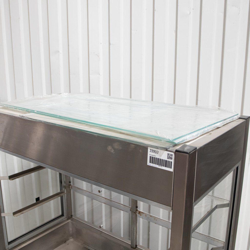 Ascobloc vetrina refrigerata 133x70x175 cm 2 ripiani vetro