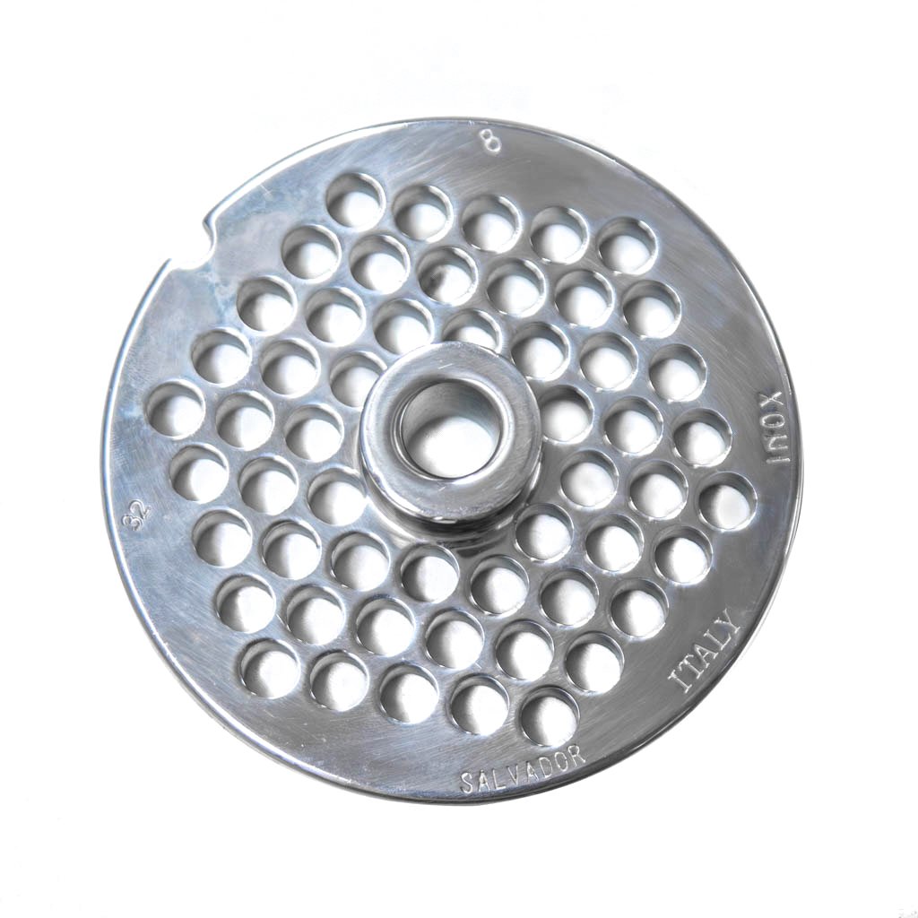 Mega-M HR-32 Piastra Tritacarne Inox Foro 8 mm D100 mm