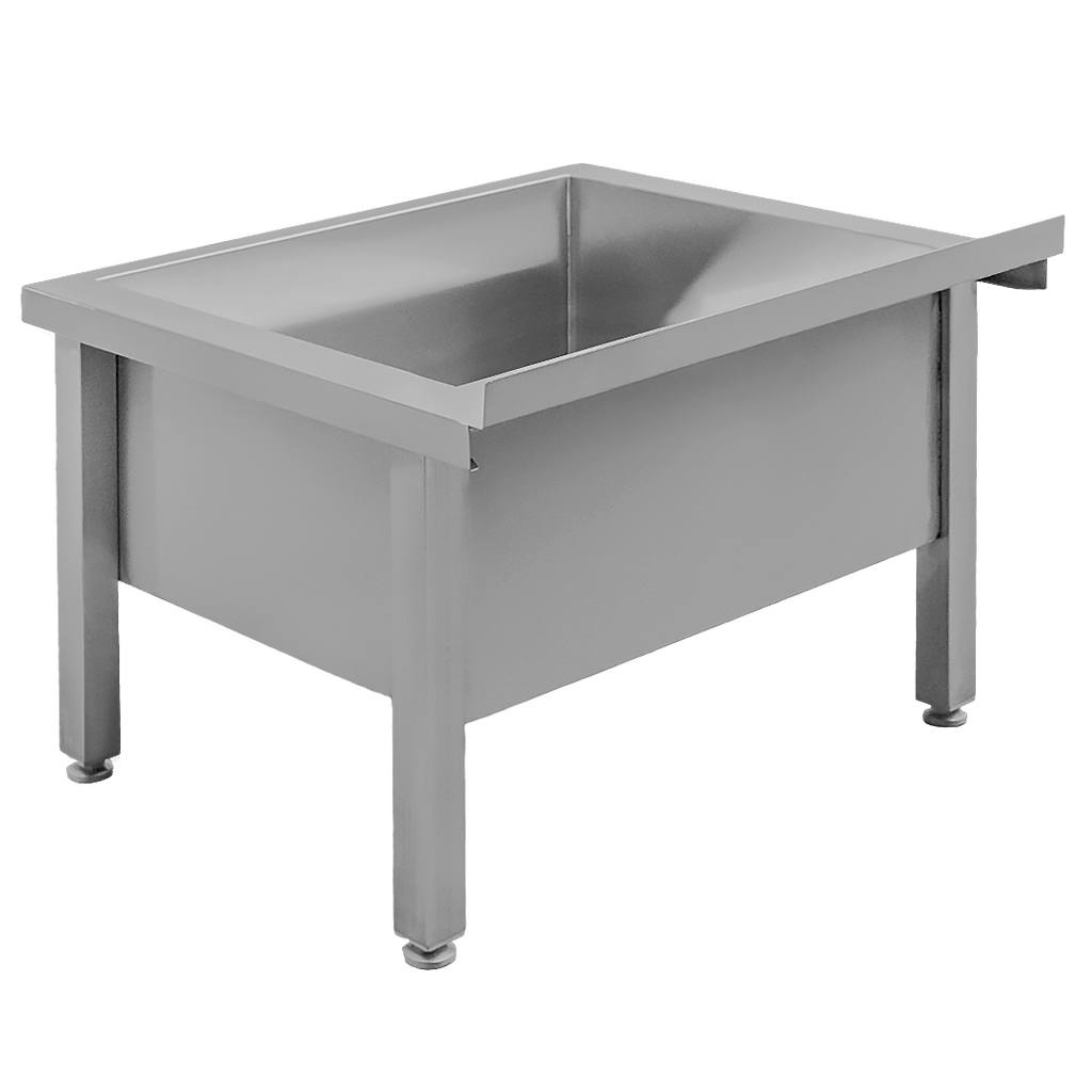 Mega-M Vasca Lavello Acciaio Inox 60x60x50 cm 1 Vasca